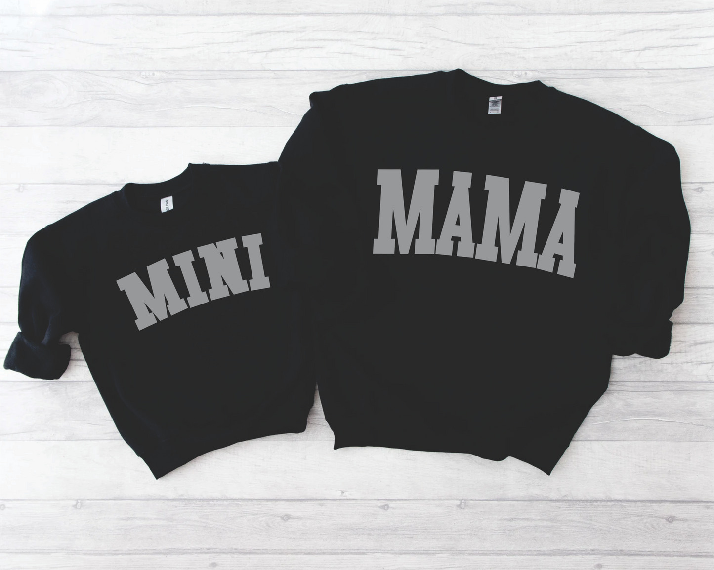 MAMA PUFF SWEATSHIRT - BLACK