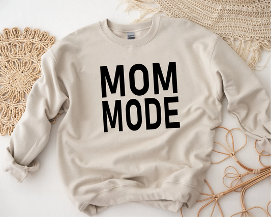 MOM MODE SWEATSHIRT - SANDSTONE