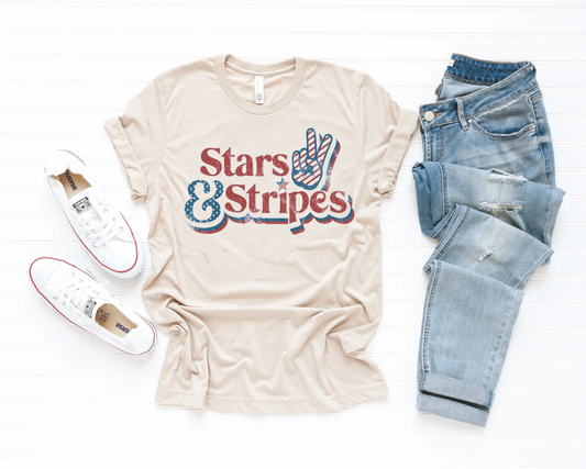 STARS AND STRIPES - TAN