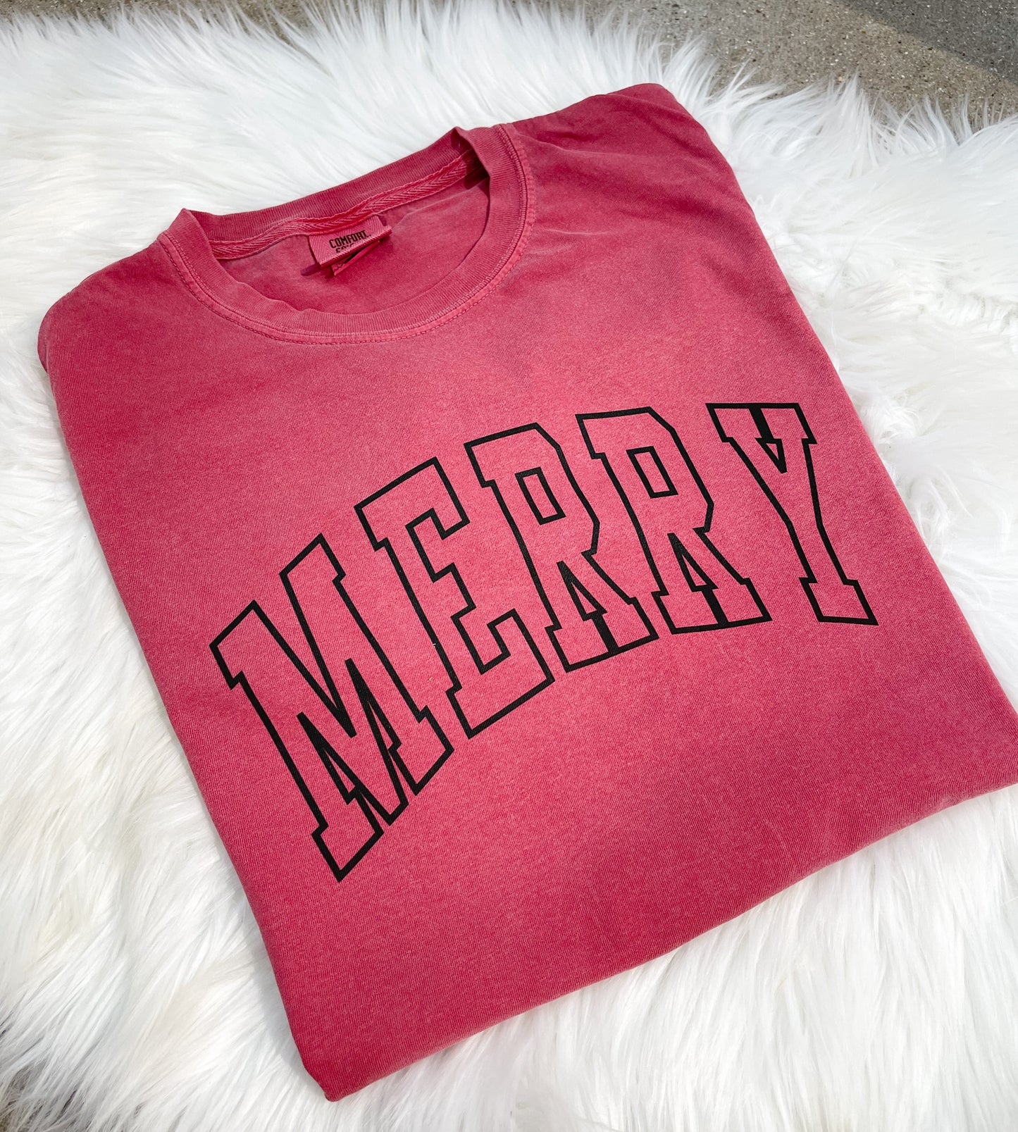 MERRY ATHLETIC LETTERS - CRIMSON