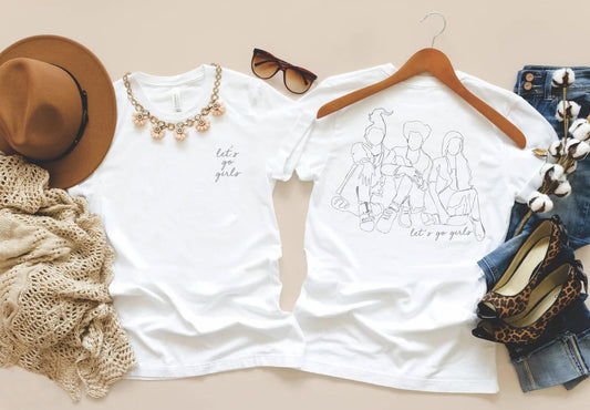 LET'S GO GIRLS + SANDERSON SISTERS- WHITE